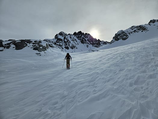 Hintere Jamspitze 3.156 m von der Jamtalhütte (Skitour) Hintere Jamspitze 3.156 m von der Jamtalhuette Skitour 4