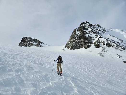 Hintere Jamspitze 3.156 m von der Jamtalhütte (Skitour) Hintere Jamspitze 3.156 m von der Jamtalhuette Skitour 8