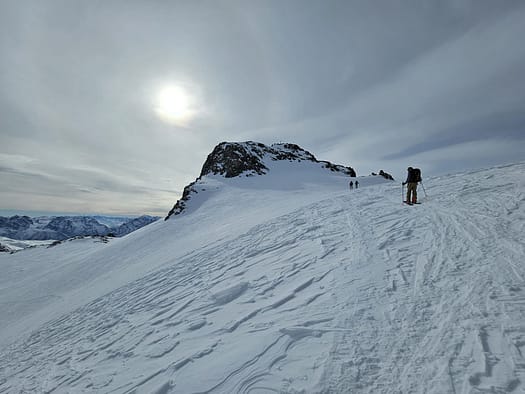 Hintere Jamspitze 3.156 m von der Jamtalhütte (Skitour) Hintere Jamspitze 3.156 m von der Jamtalhuette Skitour 9