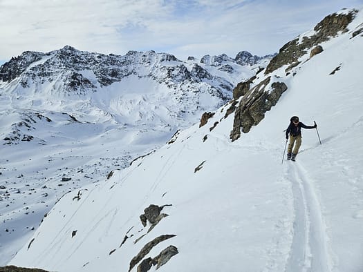 Östliche Schnapfenspitze 3.219 m von der Jamtalhütte (Skitour) Oestliche Schnapfenspitze 3.219 m von der Jamtalhuette Skitour 13