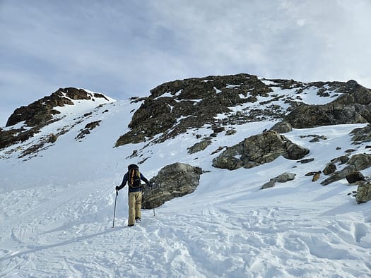 Östliche Schnapfenspitze 3.219 m von der Jamtalhütte (Skitour) Oestliche Schnapfenspitze 3.219 m von der Jamtalhuette Skitour 16
