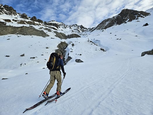 Östliche Schnapfenspitze 3.219 m von der Jamtalhütte (Skitour) Oestliche Schnapfenspitze 3.219 m von der Jamtalhuette Skitour 4
