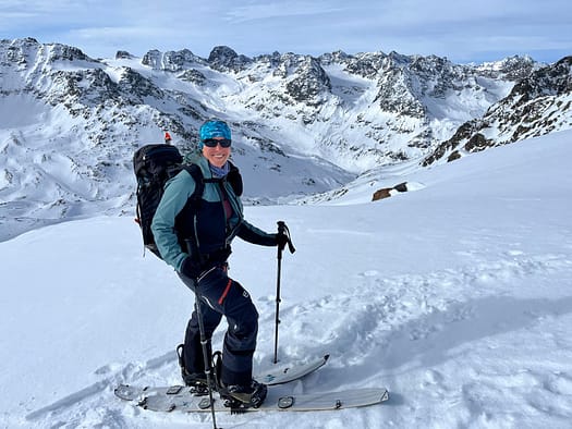 Östliche Schnapfenspitze 3.219 m von der Jamtalhütte (Skitour) Oestliche Schnapfenspitze 3.219 m von der Jamtalhuette Skitour 6 1