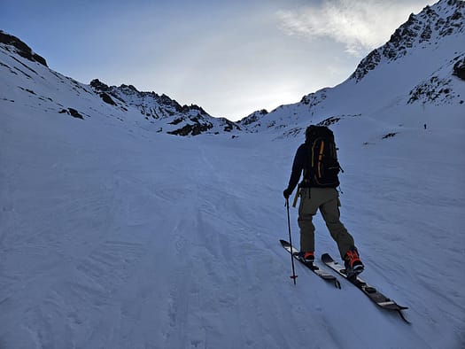 Östliche Schnapfenspitze 3.219 m von der Jamtalhütte (Skitour) Oestliche Schnapfenspitze 3.219 m von der Jamtalhuette Skitour 6