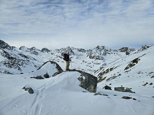 Östliche Schnapfenspitze 3.219 m von der Jamtalhütte (Skitour) Oestliche Schnapfenspitze 3.219 m von der Jamtalhuette Skitour 7