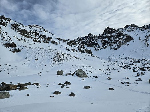 Östliche Schnapfenspitze 3.219 m von der Jamtalhütte (Skitour) Oestliche Schnapfenspitze 3.219 m von der Jamtalhuette Skitour 9