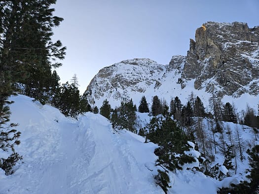 Bergrücken vom Hochfeld 2.260 m (Skitour) Bergruecken vom Hochfeld 2.260 m Skitour 7