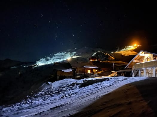 Tourennacht auf der 8er Alm 2.120 m - Hochfügen (Pistenskitour) Tourennacht auf der 8er Alm 2.120 m Hochfuegen Pistenskitour 5