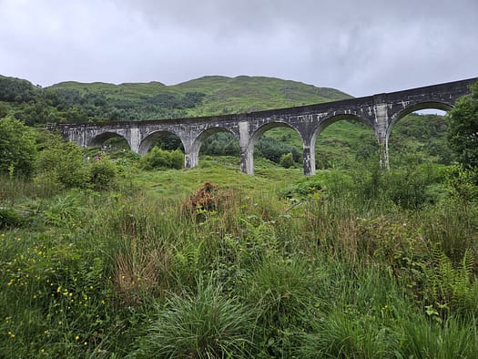 Glenfinnan Viaduct / Hogwarts Express (Wanderung) Glenfinnan Viaduct Hogwarts Express Wanderung 2