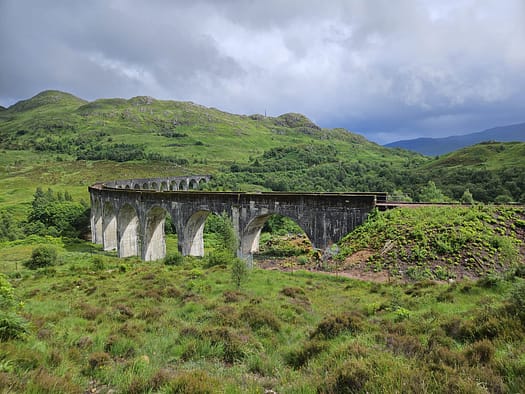 Glenfinnan Viaduct / Hogwarts Express (Wanderung) Glenfinnan Viaduct Hogwarts Express Wanderung 4