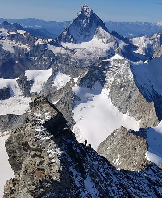 Zinalrothorn 4.221 m über'n Süd-Ostgrat (Hochtour) Zinalrothorn 4.221 m uebern Sued Ostgrat Hochtour 8