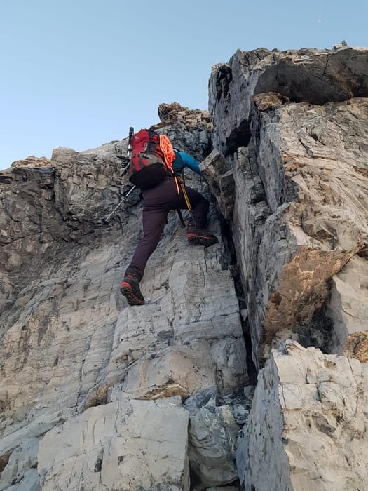 Ortler 3.905 m über Hintergrat (Hochtour) Ortler 3.905 m ueber Hintergrat Hochtour 35