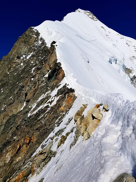 Weisshorn 4.506 m über'n Normalweg / Ostgrat (Hochtour) Weisshorn 4.506 m uebern Normalweg Ostgrat Hochtour 10