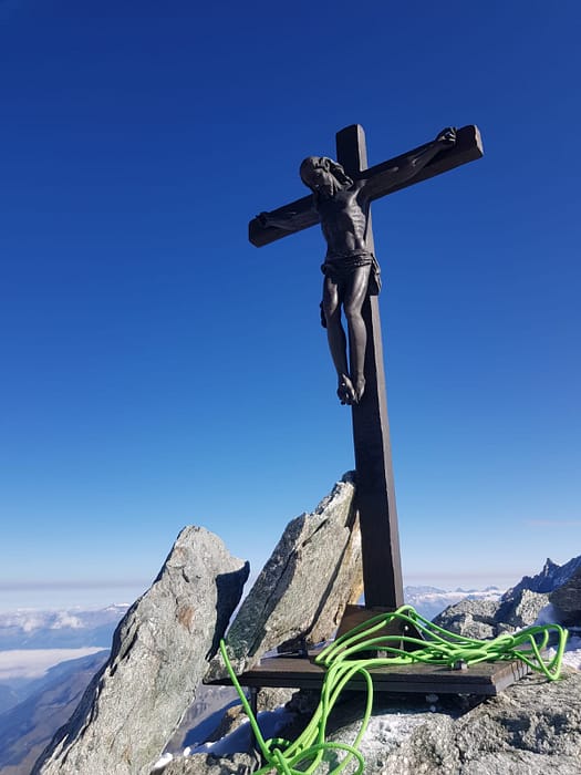 Zinalrothorn 4.221 m über'n Süd-Ostgrat (Hochtour) Zinalrothorn 4.221 m uebern Sued Ostgrat Hochtour 12