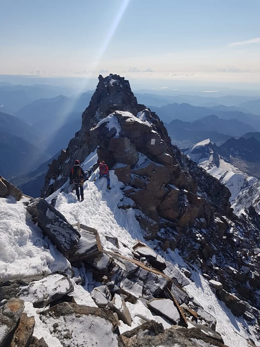 Dufourspitze 4.634 m Überschreitung (Hochtour) Dufourspitze 4.634 m Ueberschreitung Hochtour 20