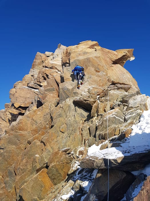 Dufourspitze 4.634 m Überschreitung (Hochtour) Dufourspitze 4.634 m Ueberschreitung Hochtour 27