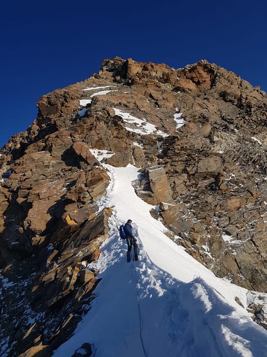 Dufourspitze 4.634 m Überschreitung (Hochtour) Dufourspitze 4.634 m Ueberschreitung Hochtour 33