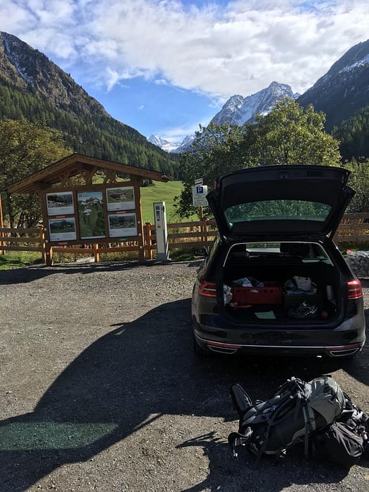 Amberger Hütte 2.135 m (Wanderung) Schrankogel 3.497 m Ueberschreitung Bergtour 7