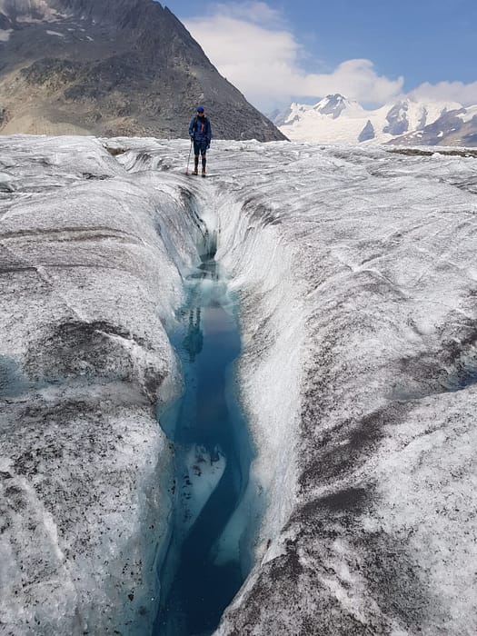 Konkordiahütte 2.850 m von der Fiescheralp (Hochtour) Konkordiahuette 2.850 m von der Fiescheralp Hochtour 12