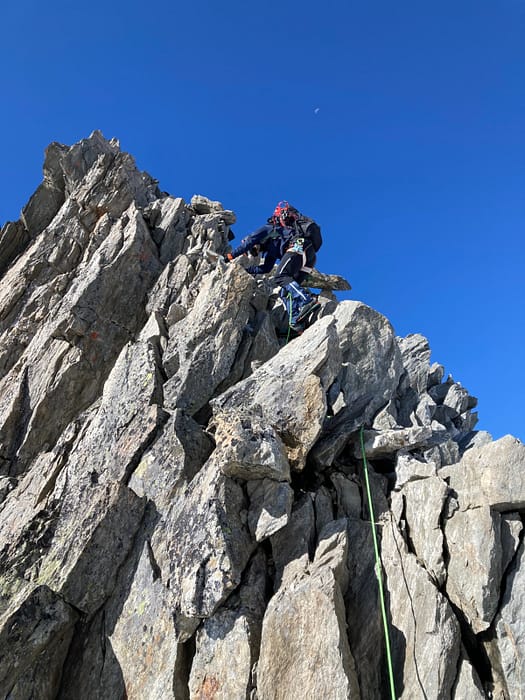 Gross Grünhorn 4.044 m Überschreitung (Hochtour) Gross Gruenhorn 4.044 m Hochtour 28
