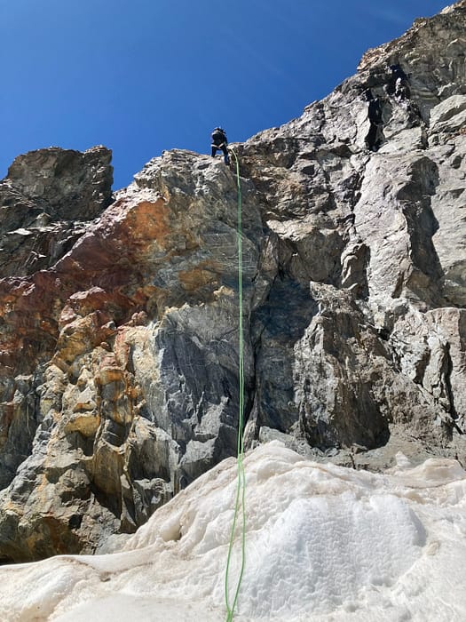 Gross Grünhorn 4.044 m Überschreitung (Hochtour) Gross Gruenhorn 4.044 m Hochtour 37