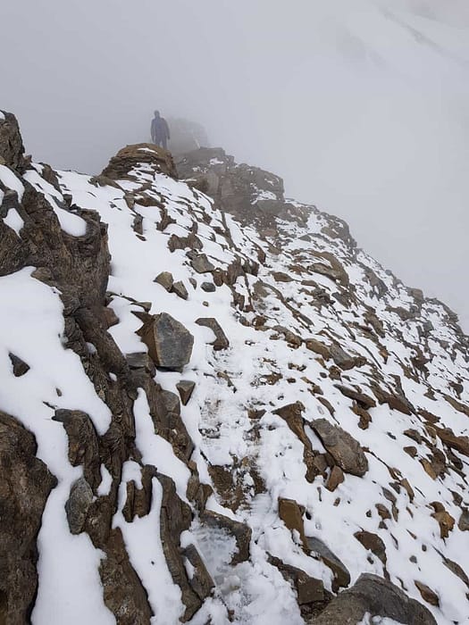 Großes Wiesbachhorn 3.564 m, Hinterer Bratschenkopf 3.413 m, Klockerin 3.422 m, Hohe Dock 3.348 m, Großer Bärenkopf 3.396 m, Mittlerer Bärenkopf 3.351 m (Hochtour) Grosser Baerenkopf 3.396 m 6