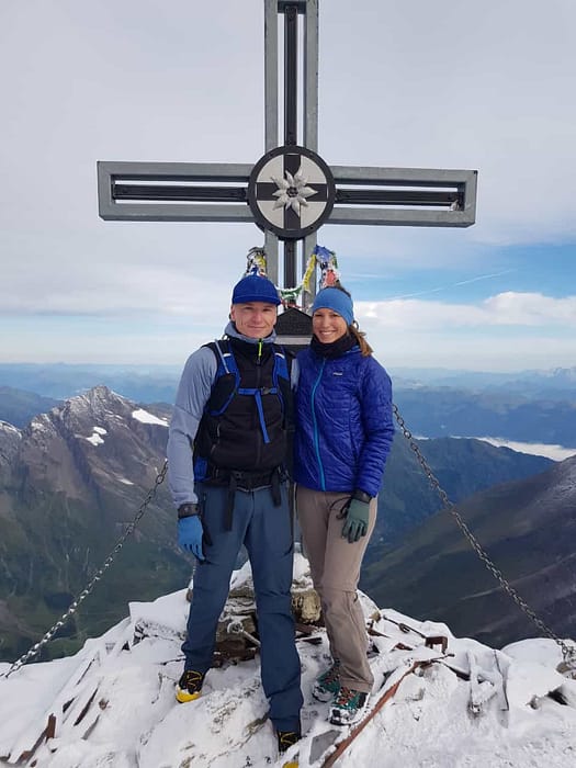 Großes Wiesbachhorn 3.564 m, Hinterer Bratschenkopf 3.413 m, Klockerin 3.422 m, Hohe Dock 3.348 m, Großer Bärenkopf 3.396 m, Mittlerer Bärenkopf 3.351 m (Hochtour) Grosses Wiesbachhorn 3.564 m 17