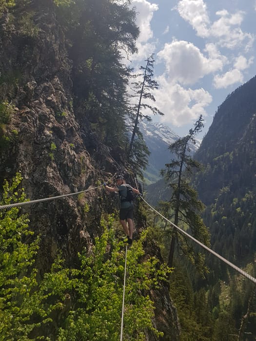 Nasenwand (Klettersteig) Nasenwand Klettersteig 26