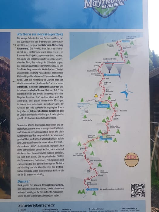 Nasenwand (Klettersteig) Nasenwand Klettersteig 29
