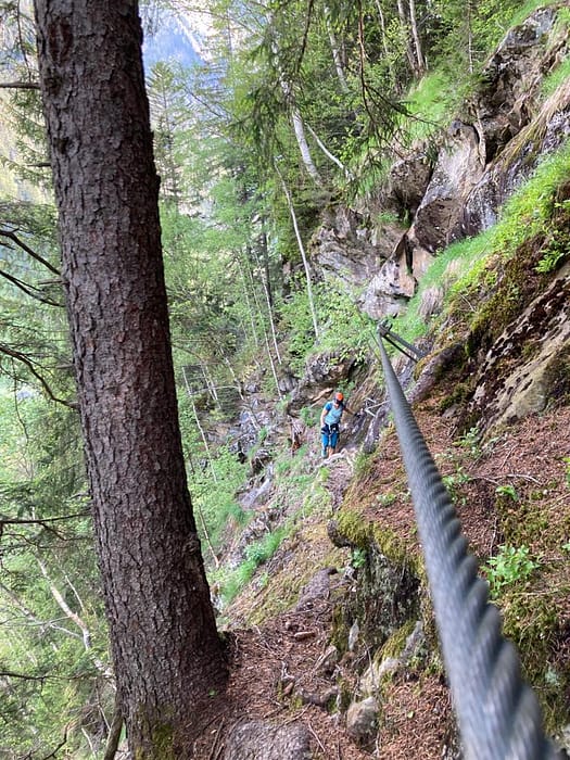 Nasenwand (Klettersteig) Nasenwand Klettersteig 6