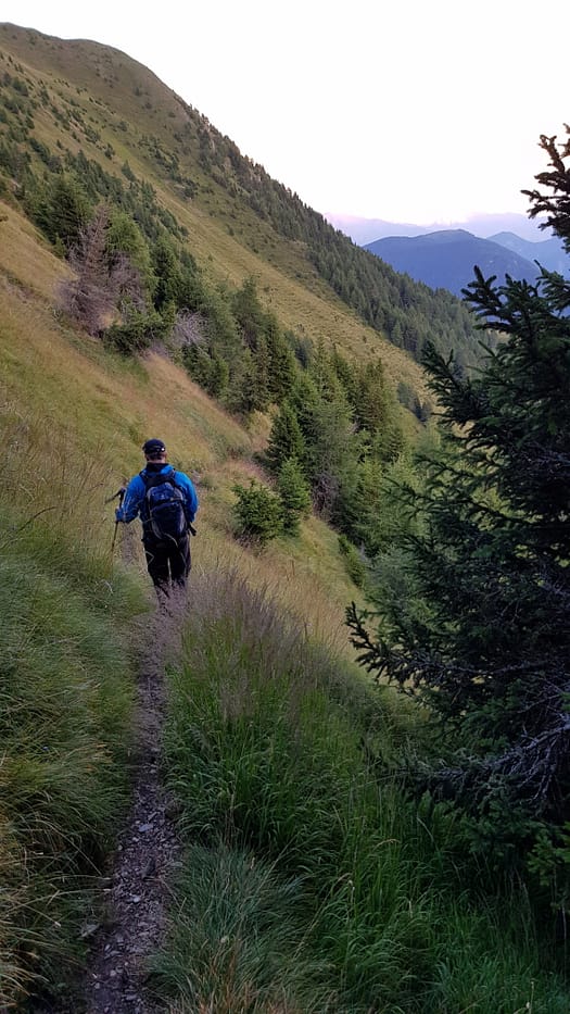 Höllenkragen 2.387 m (Wanderung) Abstieg vom Höllenkragen