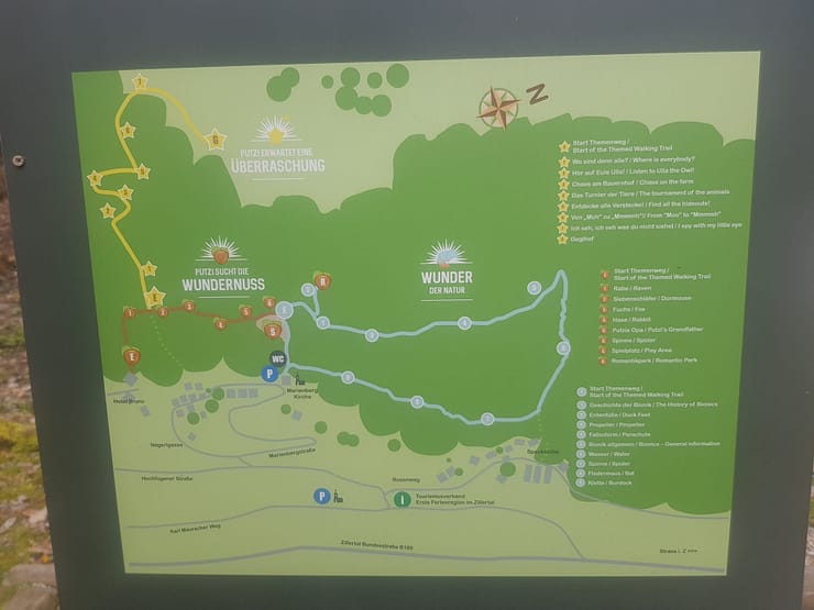 Putzi sucht die Wundernuss Themenwanderweg 6