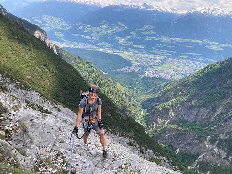 Absamer Klettersteig bis zur Bettelwurfhütte (Klettersteig) Absamer Klettersteig bis zur Bettelwurfhuette Klettersteig 10