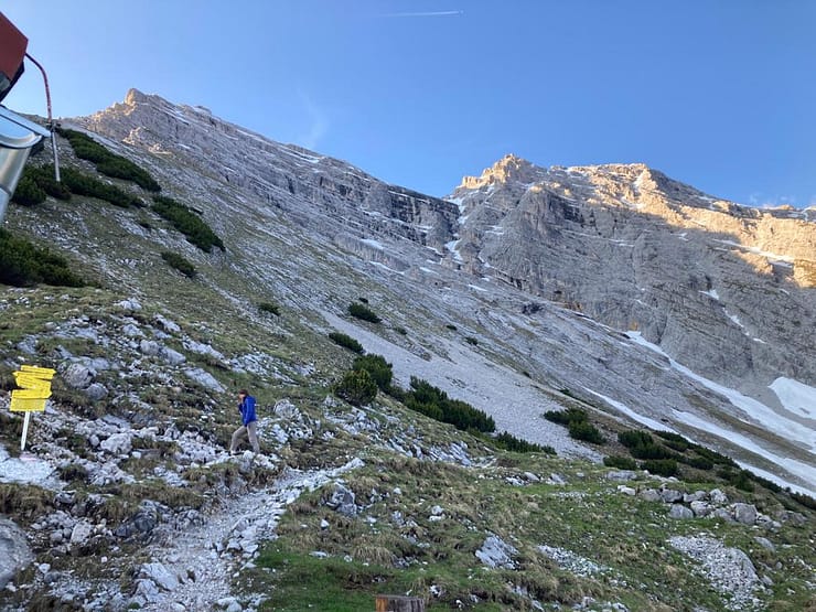 Bettelwurf Ueberschreitung 2.726 m Klettersteig​ 1