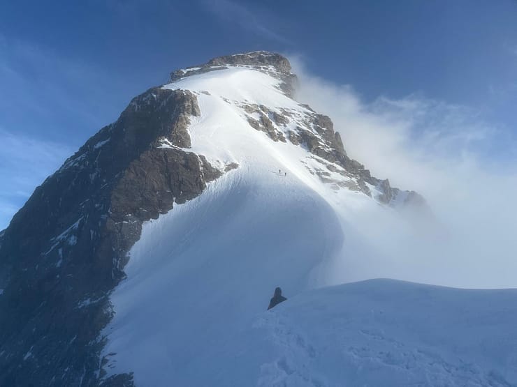 Jungfrau 4.158 m (Hochtour) Jungfrau 4.158 m Hochtour ueber den Rottalsattel und den Suedostgrat 26