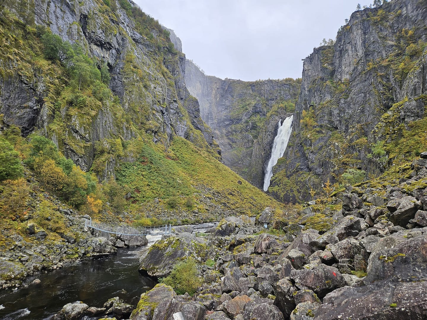 Vøringsfossen - zum Fuß des Wasserfalls (Wanderung) Voringsfossen zum Fuss des Wasserfalls Wanderung 1