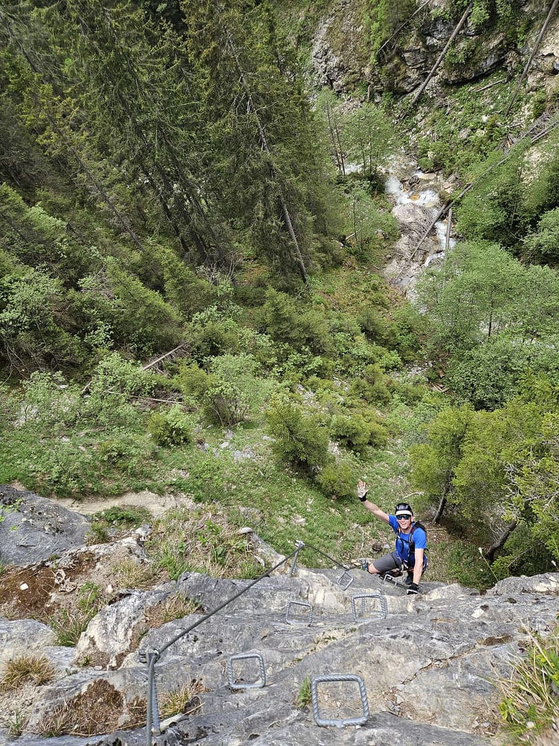 Riederklamm (Klettersteig) Riederklamm Klettersteig 10