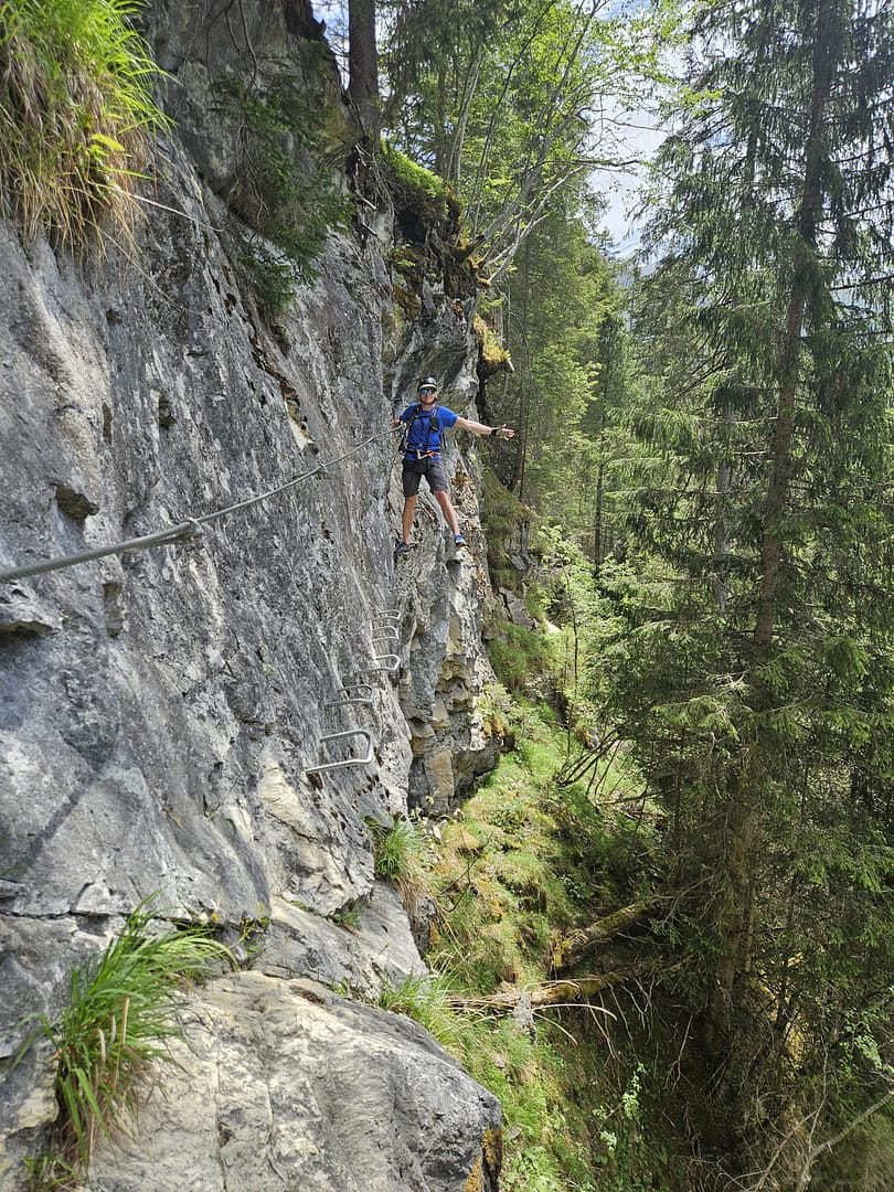 Riederklamm (Klettersteig) Riederklamm Klettersteig 9