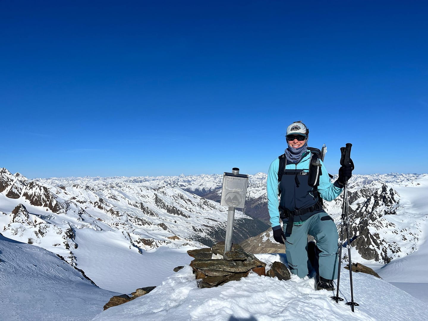 Hochvernaglwand 3.433 m & Mittlere Hintereisspitze 3.450 m (Skihochtour) Hochvernaglwand
